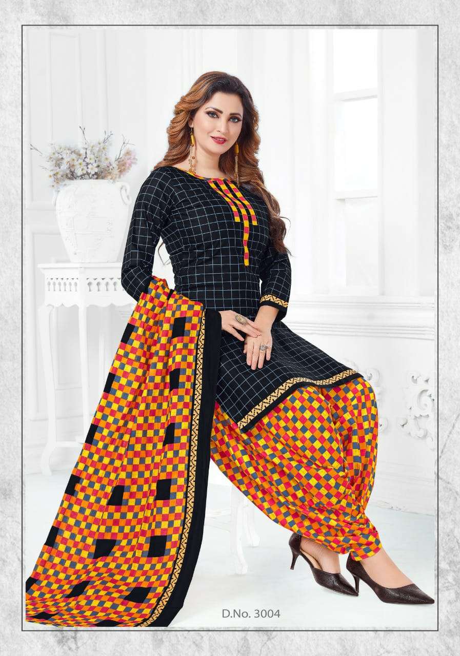 3STAR VOL-20 BY SHREENATH CREATION 3001 TO 3012 SERIES BEAUTIFUL STYLISH SHARARA SUITS FANCY COLORFUL CASUAL WEAR & ETHNIC WEAR & READY TO WEAR COTTON PRINTED DRESSES AT WHOLESALE PRICE