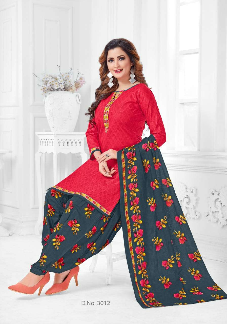 3STAR VOL-20 BY SHREENATH CREATION 3001 TO 3012 SERIES BEAUTIFUL STYLISH SHARARA SUITS FANCY COLORFUL CASUAL WEAR & ETHNIC WEAR & READY TO WEAR COTTON PRINTED DRESSES AT WHOLESALE PRICE