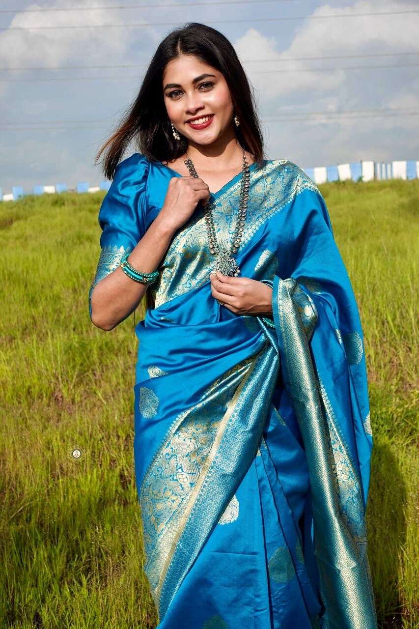 150 BY FASHID WHOLESALE INDIAN TRADITIONAL WEAR COLLECTION BEAUTIFUL STYLISH FANCY COLORFUL PARTY WEAR & OCCASIONAL WEAR SOFT LICHI SILK SAREES AT WHOLESALE PRICE