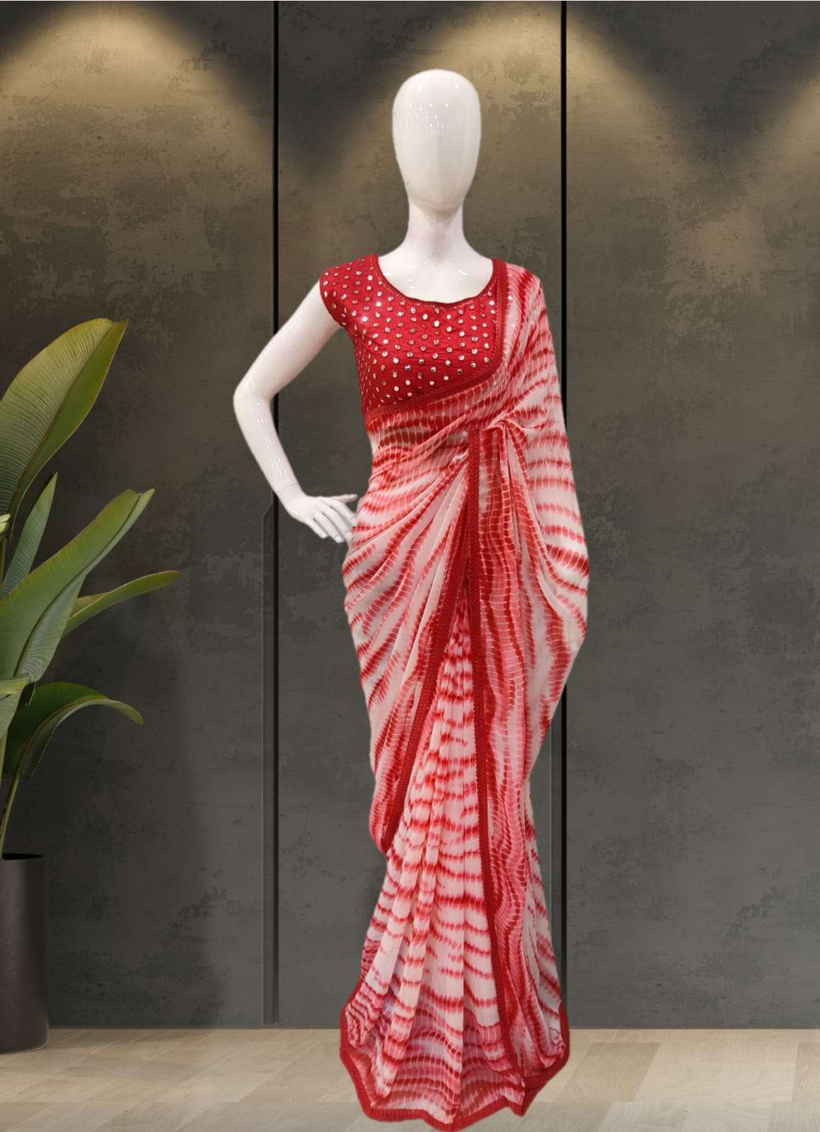 SHIBORI SAREES BY FASHID WHOLESALE 01 TO 04 SERIES INDIAN TRADITIONAL WEAR COLLECTION BEAUTIFUL STYLISH FANCY COLORFUL PARTY WEAR & OCCASIONAL WEAR PURE GEORGETTE PRINT SAREES AT WHOLESALE PRICE