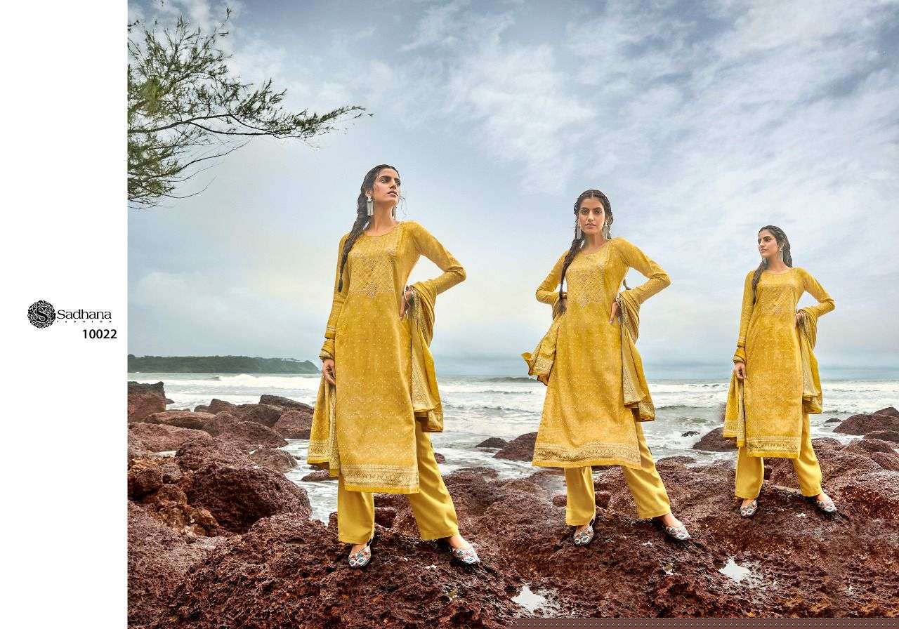 ZOHEEN BY SADHANA FASHION 10021 TO 10030 SERIES INDIAN TRADITIONAL WEAR COLLECTION BEAUTIFUL STYLISH FANCY COLORFUL PARTY WEAR & OCCASIONAL WEAR PURE PASHMIAN DIGITAL PRINT DRESSES AT WHOLESALE PRICE