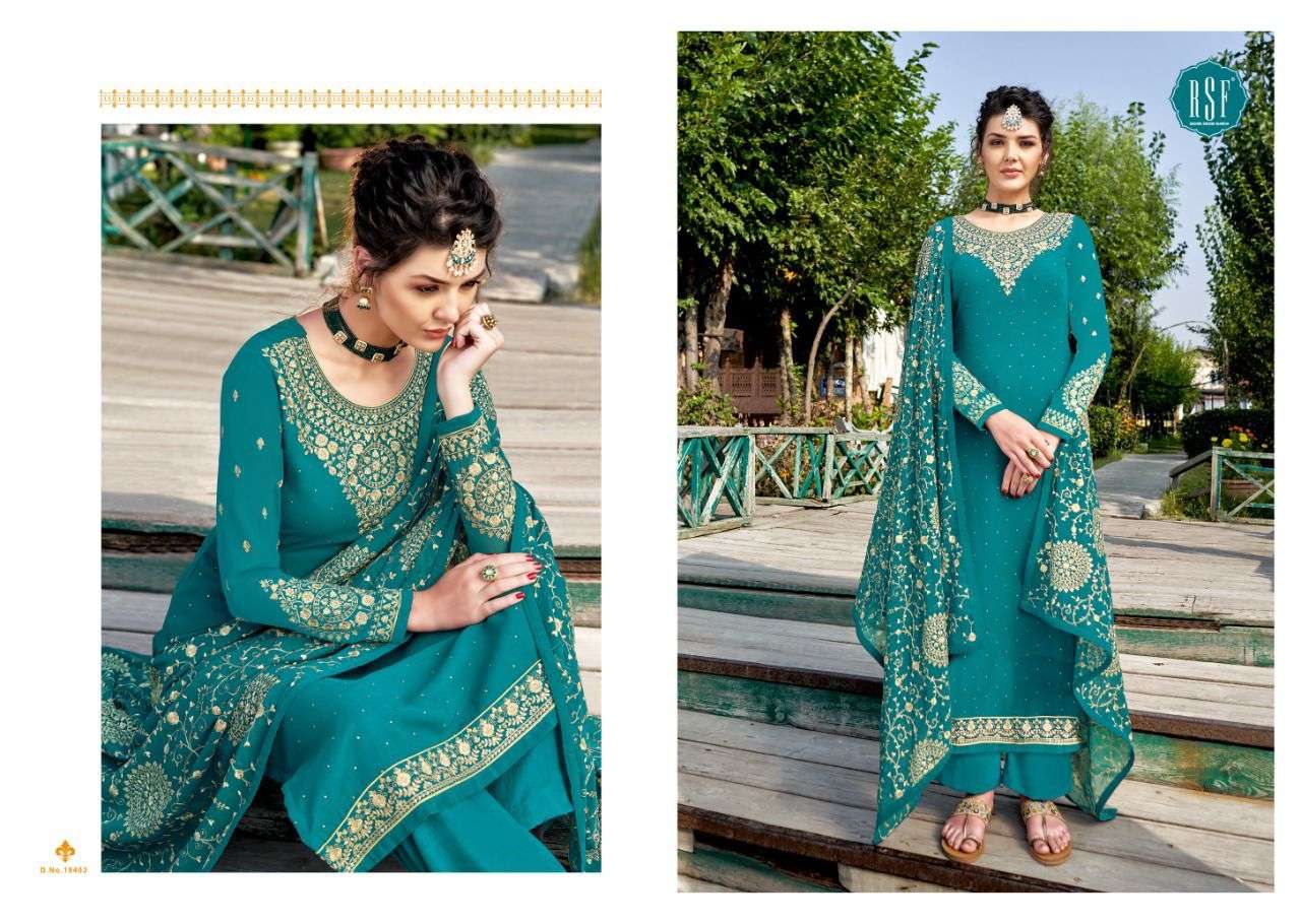 ZARIYA BY RIDDHI SIDDHI FASHION 19401 TO 19406 SERIES BEAUTIFUL SUITS COLORFUL STYLISH FANCY CASUAL WEAR & ETHNIC WEAR FAUX GEORGETTE DRESSES AT WHOLESALE PRICE