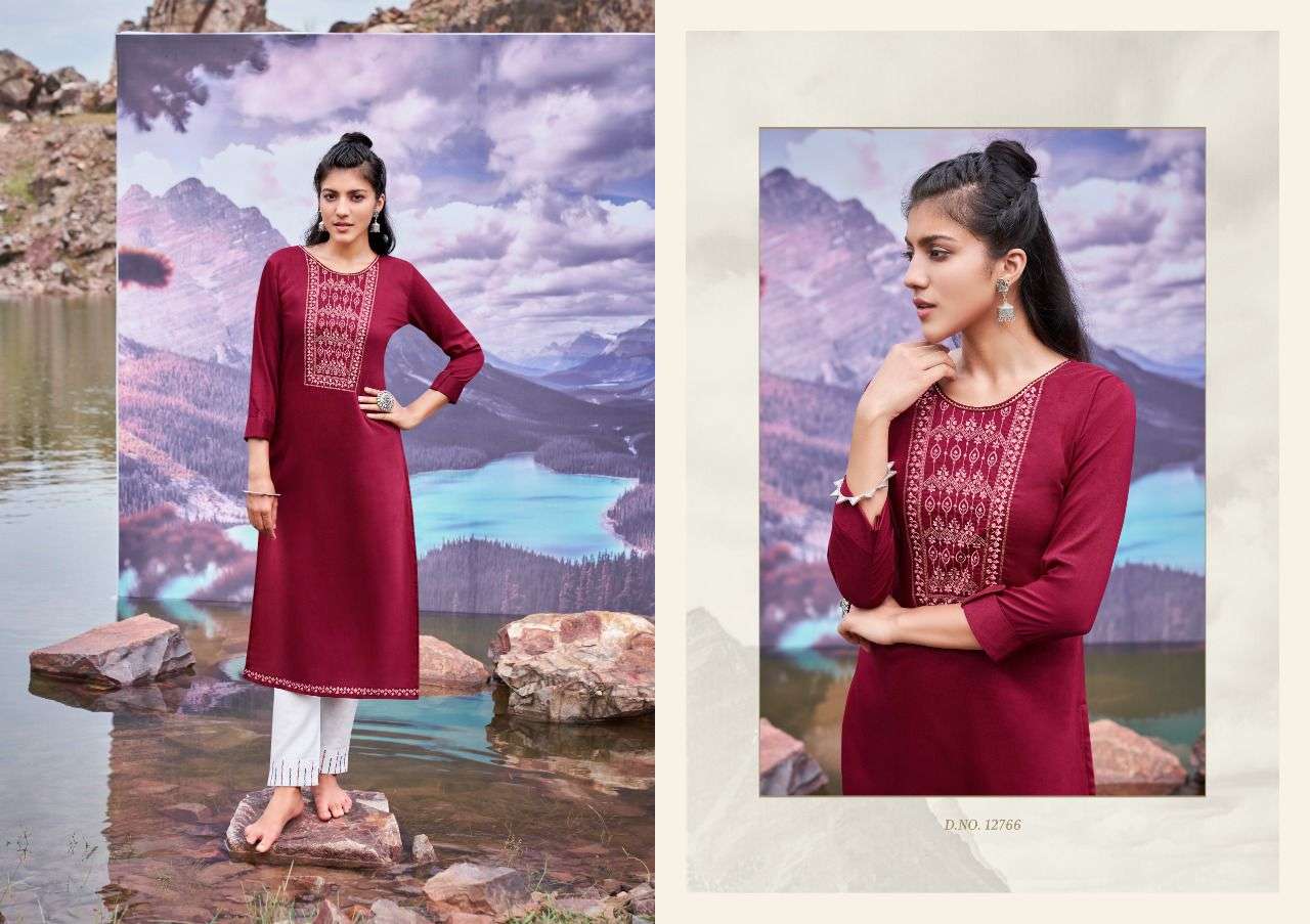 KITES VOL-3 BY KIVI 12763 TO 12770 SERIES DESIGNER STYLISH FANCY COLORFUL BEAUTIFUL PARTY WEAR & ETHNIC WEAR COLLECTION SILK EMBROIDERY KURTIS AT WHOLESALE PRICE