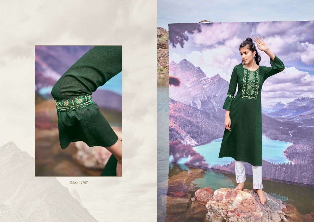 KITES VOL-3 BY KIVI 12763 TO 12770 SERIES DESIGNER STYLISH FANCY COLORFUL BEAUTIFUL PARTY WEAR & ETHNIC WEAR COLLECTION SILK EMBROIDERY KURTIS AT WHOLESALE PRICE