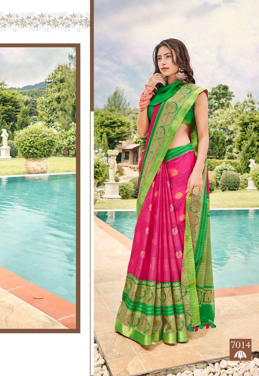 WEAVES BANARASI SILK VOL-2 BY SIDDHANT WEAVES 7013 TO 7024 SERIES INDIAN TRADITIONAL WEAR COLLECTION BEAUTIFUL STYLISH FANCY COLORFUL PARTY WEAR & OCCASIONAL WEAR BANARASI SILK SAREES AT WHOLESALE PRICE