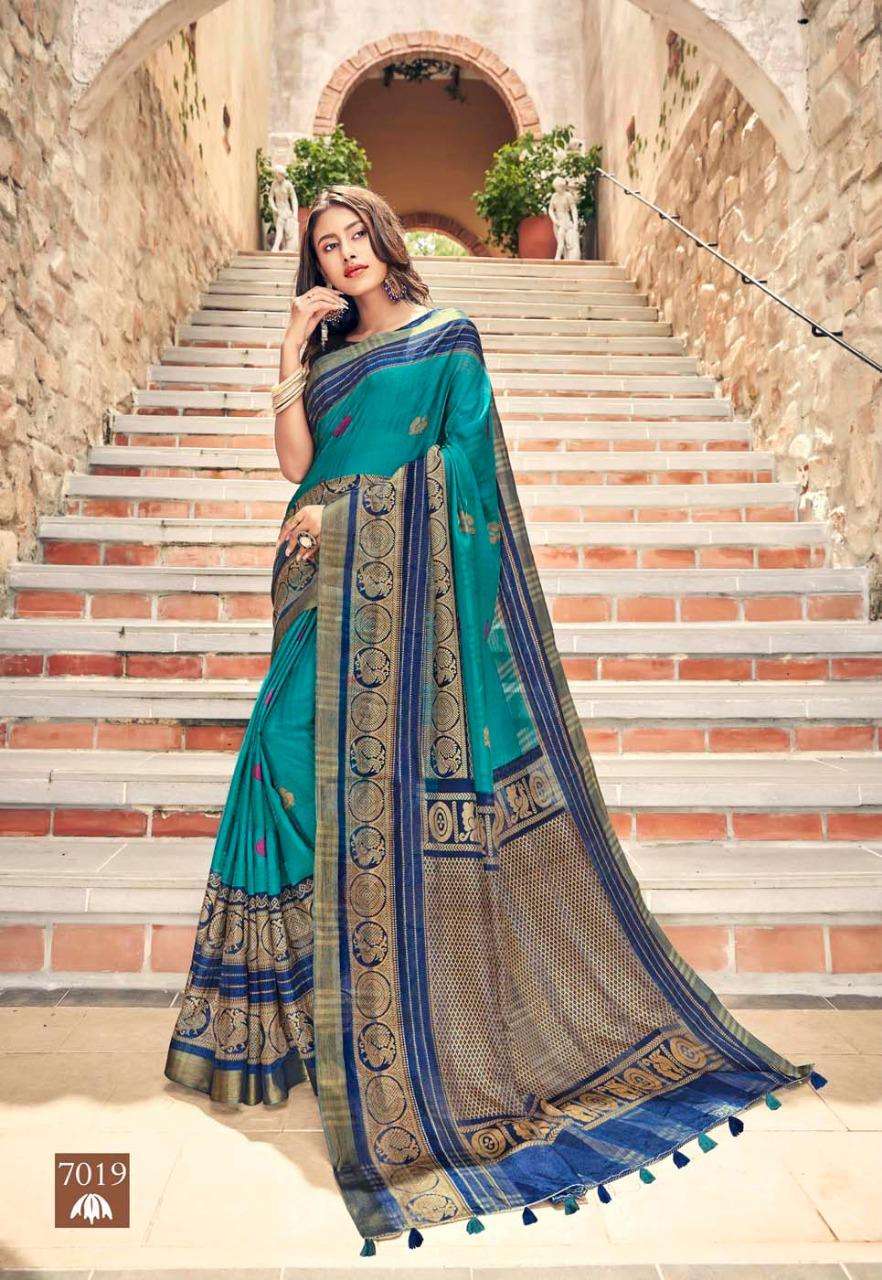 WEAVES BANARASI SILK VOL-2 BY SIDDHANT WEAVES 7013 TO 7024 SERIES INDIAN TRADITIONAL WEAR COLLECTION BEAUTIFUL STYLISH FANCY COLORFUL PARTY WEAR & OCCASIONAL WEAR BANARASI SILK SAREES AT WHOLESALE PRICE