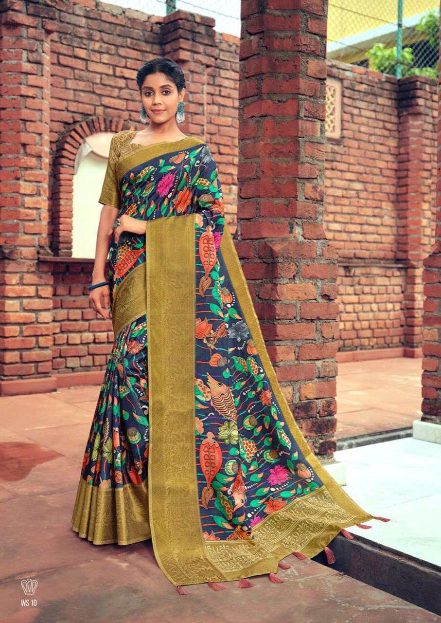 WAGAN SILK BY SHVETAMBAR CREATION 01 TO 12 SERIES INDIAN TRADITIONAL WEAR COLLECTION BEAUTIFUL STYLISH FANCY COLORFUL PARTY WEAR & OCCASIONAL WEAR PURE SILK SAREES AT WHOLESALE PRICE