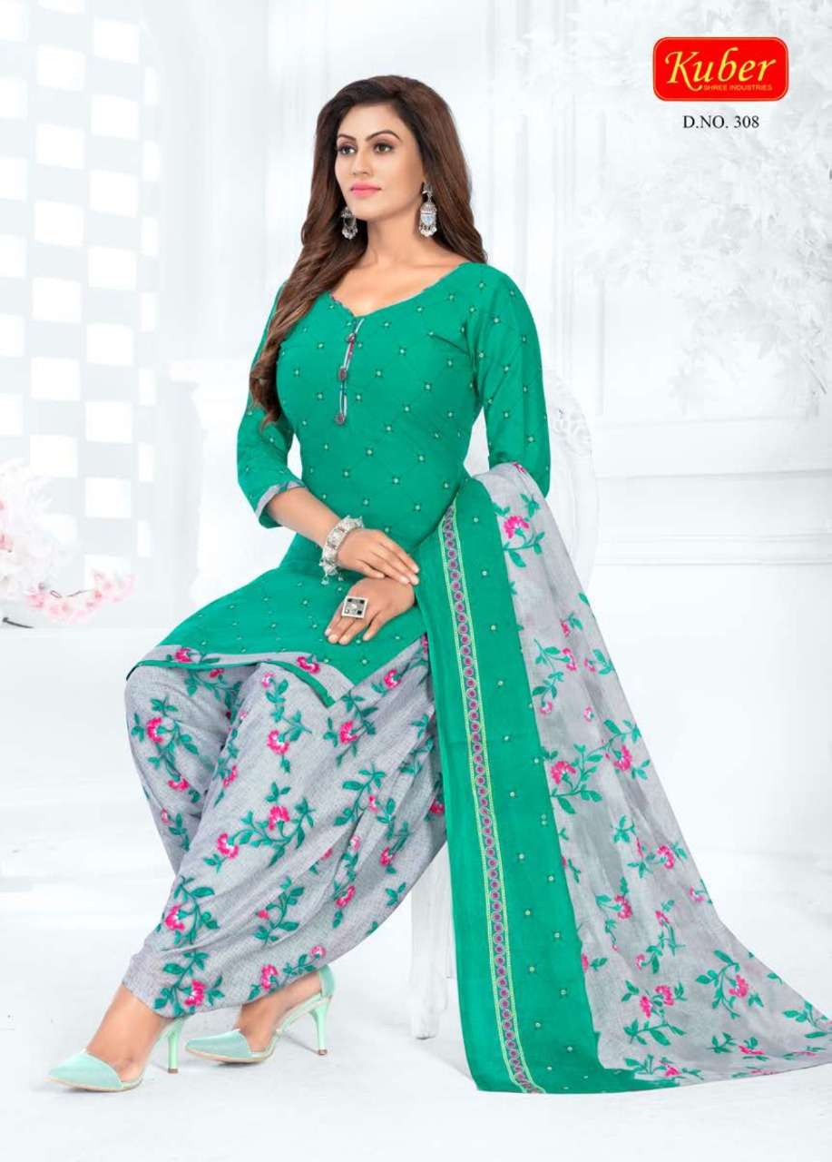 CLASSIC PATIYALA VOL-2 BY KUBER 306 TO 317 SERIES BEAUTIFUL SUITS COLORFUL STYLISH FANCY CASUAL WEAR & ETHNIC WEAR PURE COTTON PRINT DRESSES AT WHOLESALE PRICE