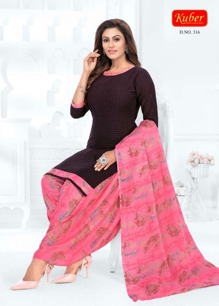 CLASSIC PATIYALA VOL-2 BY KUBER 306 TO 317 SERIES BEAUTIFUL SUITS COLORFUL STYLISH FANCY CASUAL WEAR & ETHNIC WEAR PURE COTTON PRINT DRESSES AT WHOLESALE PRICE