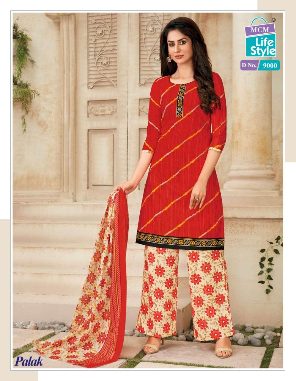 PALAK BY MCM LIFESTYLE 9000 TO 9031 SERIES BEAUTIFUL SUITS COLORFUL STYLISH FANCY CASUAL WEAR & ETHNIC WEAR FANCY DRESSES AT WHOLESALE PRICE
