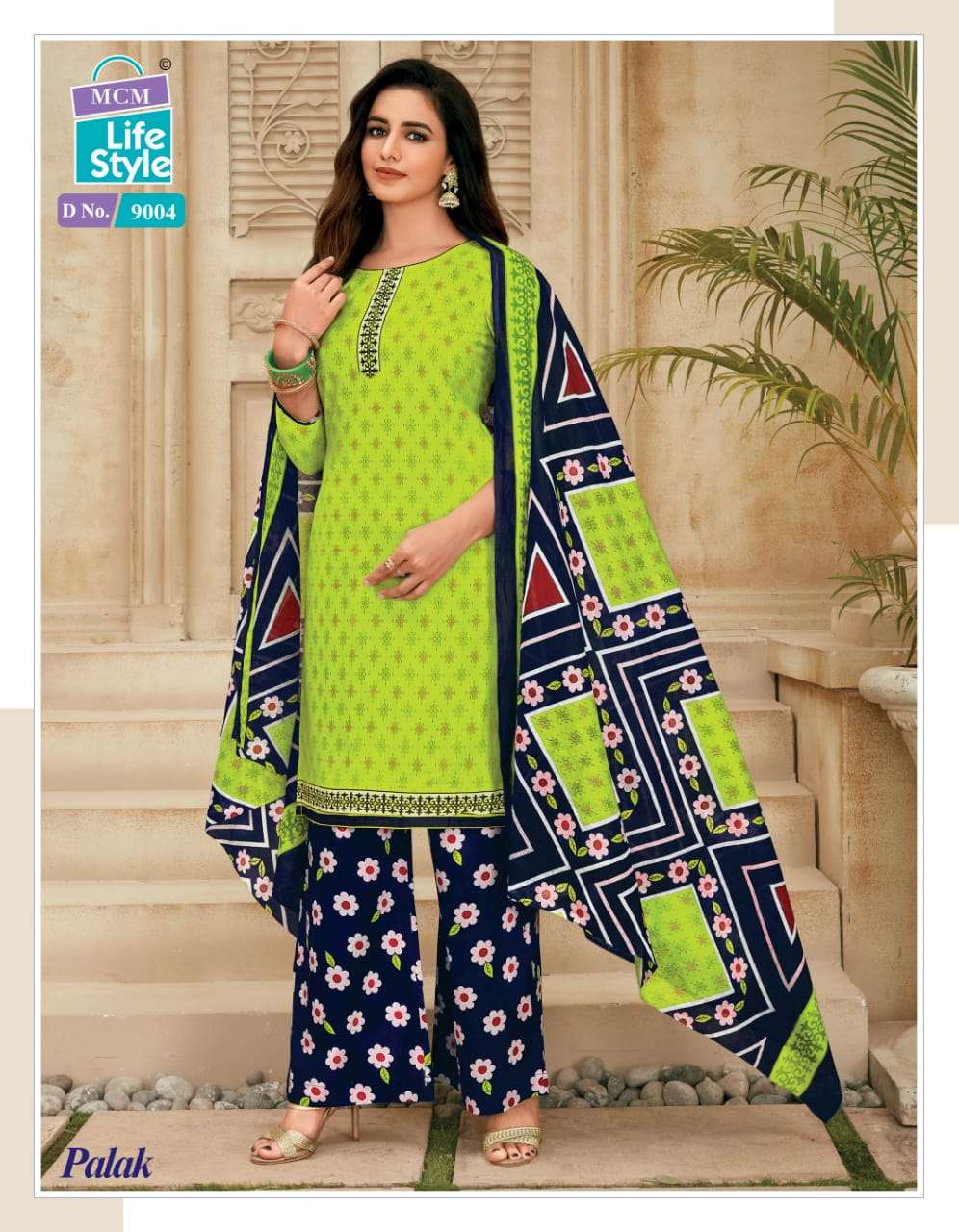 PALAK BY MCM LIFESTYLE 9000 TO 9031 SERIES BEAUTIFUL SUITS COLORFUL STYLISH FANCY CASUAL WEAR & ETHNIC WEAR FANCY DRESSES AT WHOLESALE PRICE