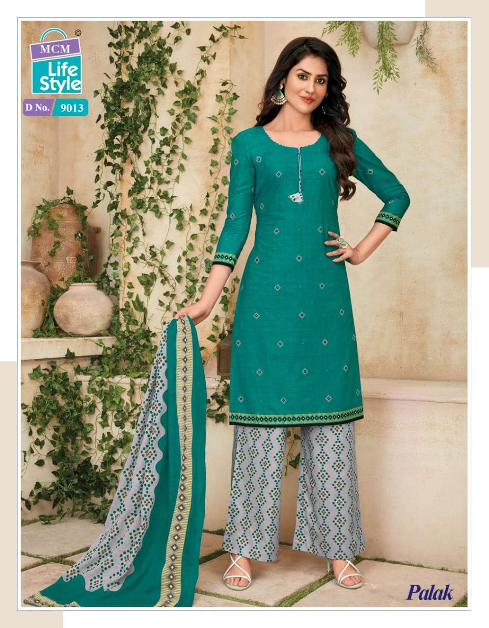PALAK BY MCM LIFESTYLE 9000 TO 9031 SERIES BEAUTIFUL SUITS COLORFUL STYLISH FANCY CASUAL WEAR & ETHNIC WEAR FANCY DRESSES AT WHOLESALE PRICE
