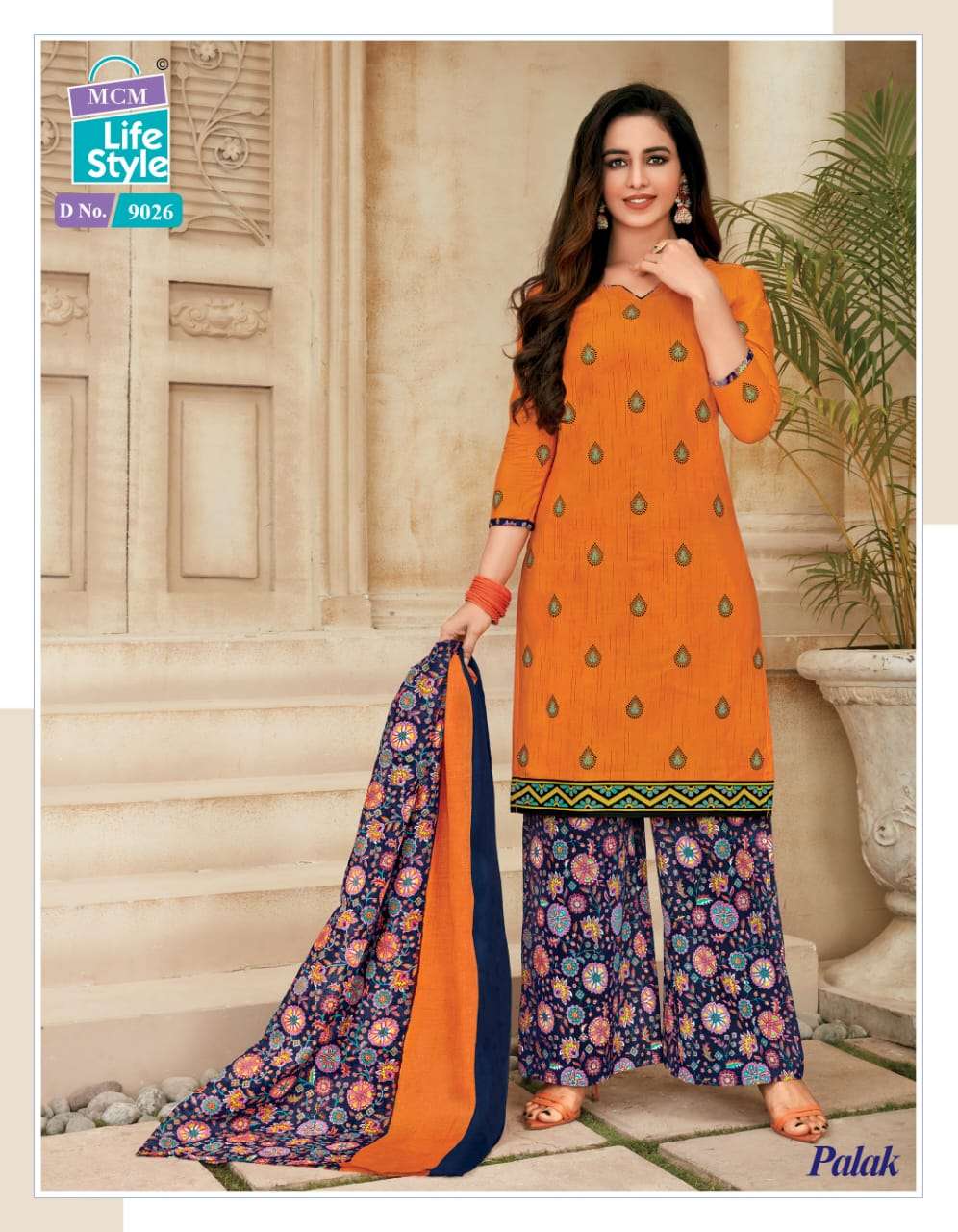 PALAK BY MCM LIFESTYLE 9000 TO 9031 SERIES BEAUTIFUL SUITS COLORFUL STYLISH FANCY CASUAL WEAR & ETHNIC WEAR FANCY DRESSES AT WHOLESALE PRICE