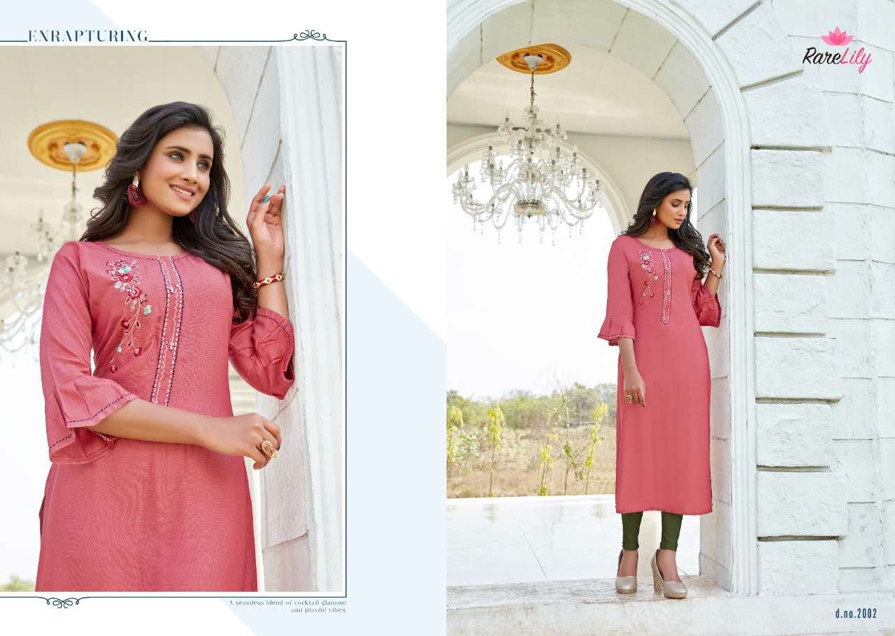 NETFLIX BY RARE LILY 2001 TO 2009 SERIES DESIGNER STYLISH FANCY COLORFUL BEAUTIFUL PARTY WEAR & ETHNIC WEAR COLLECTION RAYON WITH WORK KURTIS AT WHOLESALE PRICE