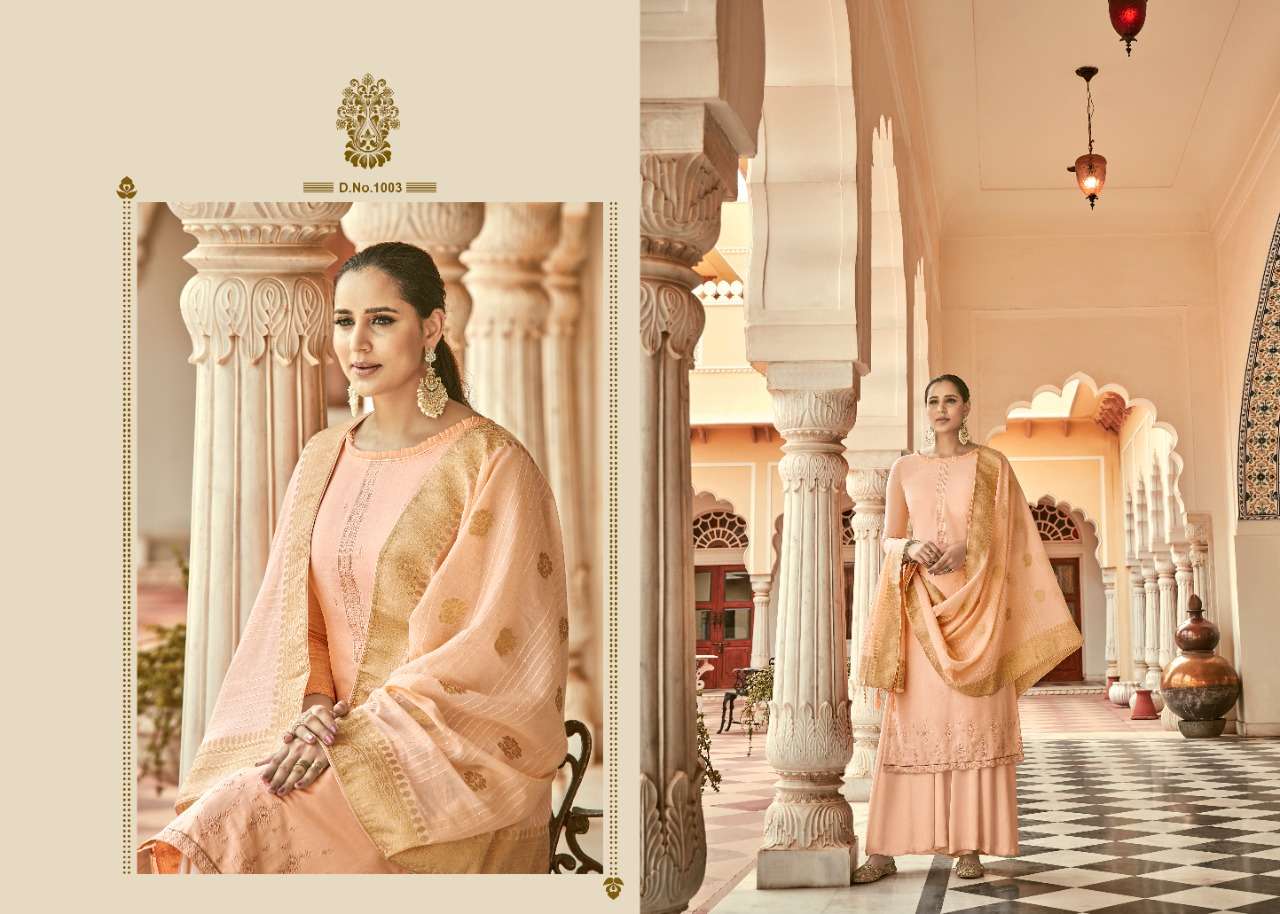 SAMAARA VOL-3 BY ZSM 1001 TO 1008 SERIES BEAUTIFUL STYLISH SHARARA SUITS FANCY COLORFUL CASUAL WEAR & ETHNIC WEAR & READY TO WEAR COTTON SILK EMBROIDERED DRESSES AT WHOLESALE PRICE