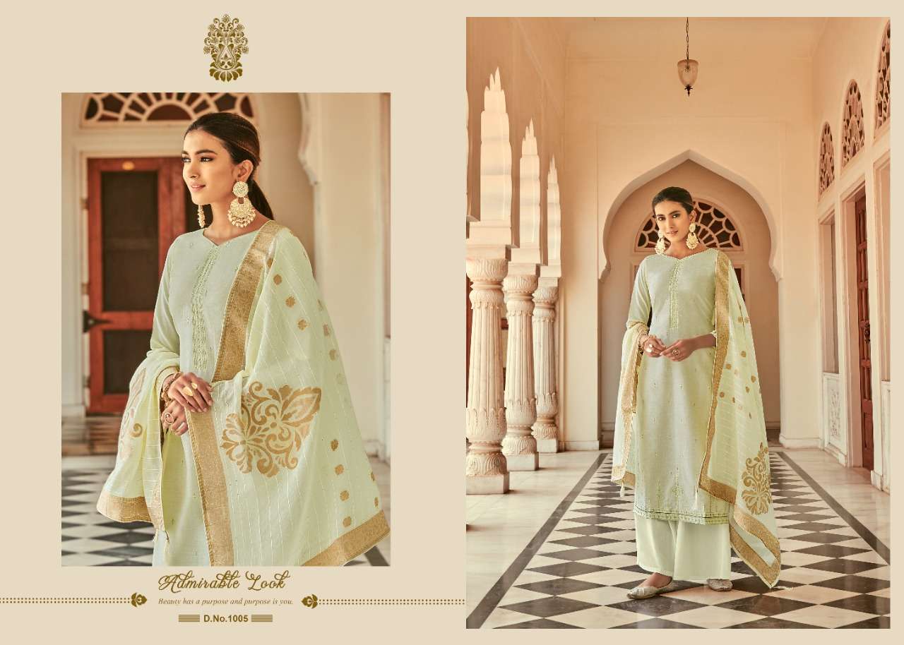 SAMAARA VOL-3 BY ZSM 1001 TO 1008 SERIES BEAUTIFUL STYLISH SHARARA SUITS FANCY COLORFUL CASUAL WEAR & ETHNIC WEAR & READY TO WEAR COTTON SILK EMBROIDERED DRESSES AT WHOLESALE PRICE