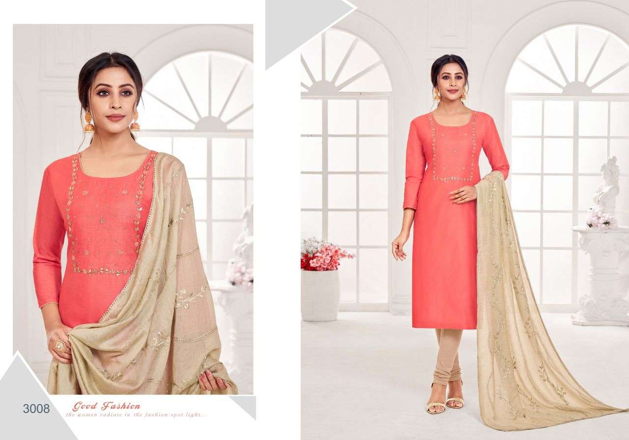 MAGIC SPECIAL VOL-3 BY SHAGUN 3001 TO 3008 SERIES BEAUTIFUL STYLISH SHARARA SUITS FANCY COLORFUL CASUAL WEAR & ETHNIC WEAR & READY TO WEAR MIX DRESSES AT WHOLESALE PRICE