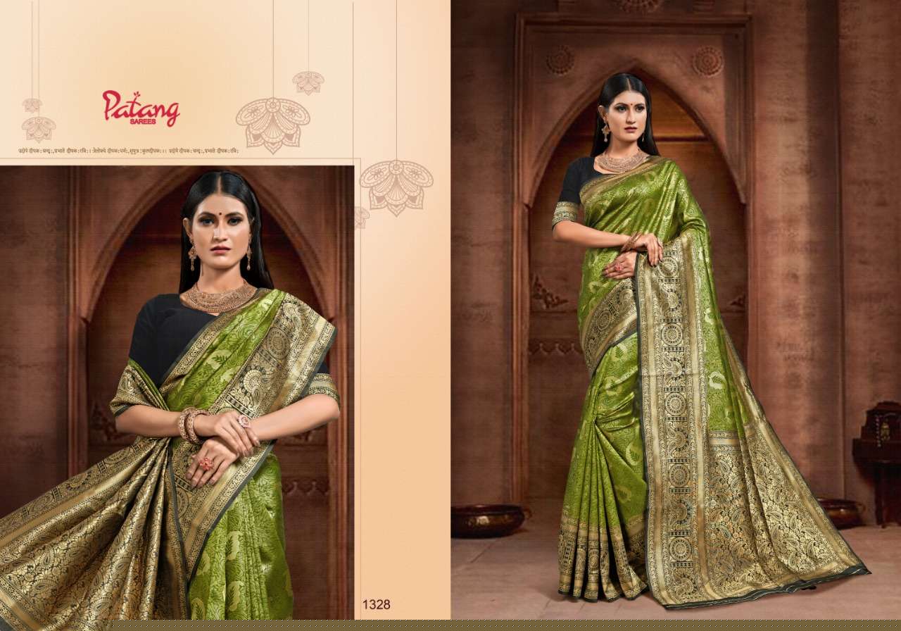 INNAYA BY PATANG SAREES 1321 TO 1328 SERIES INDIAN TRADITIONAL WEAR COLLECTION BEAUTIFUL STYLISH FANCY COLORFUL PARTY WEAR & OCCASIONAL WEAR SILK SAREES AT WHOLESALE PRICE