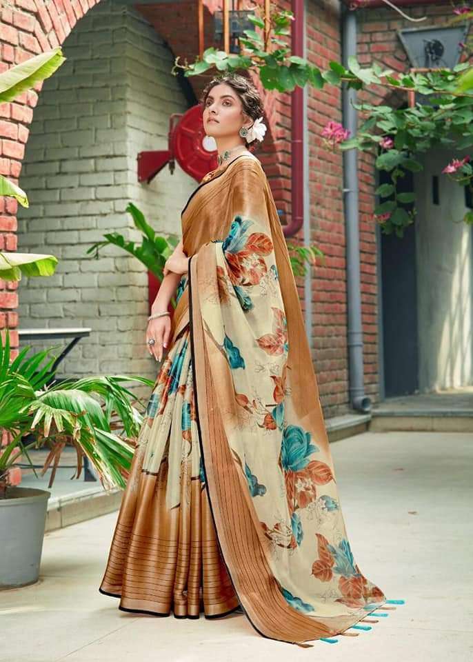 BUDEWIESER BY SHREYANS 01 TO 08 SERIES INDIAN TRADITIONAL WEAR COLLECTION BEAUTIFUL STYLISH FANCY COLORFUL PARTY WEAR & OCCASIONAL WEAR PURE LINEN SAREES AT WHOLESALE PRICE