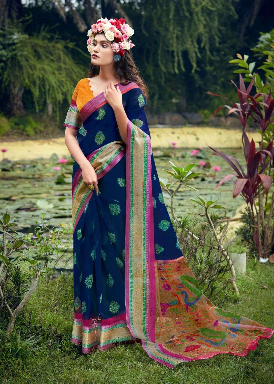ORGANZA SILK VOL-14 BY SHREYANS 205 TO 216 SERIES INDIAN TRADITIONAL WEAR COLLECTION BEAUTIFUL STYLISH FANCY COLORFUL PARTY WEAR & OCCASIONAL WEAR ORGANZA SILK SAREES AT WHOLESALE PRICE