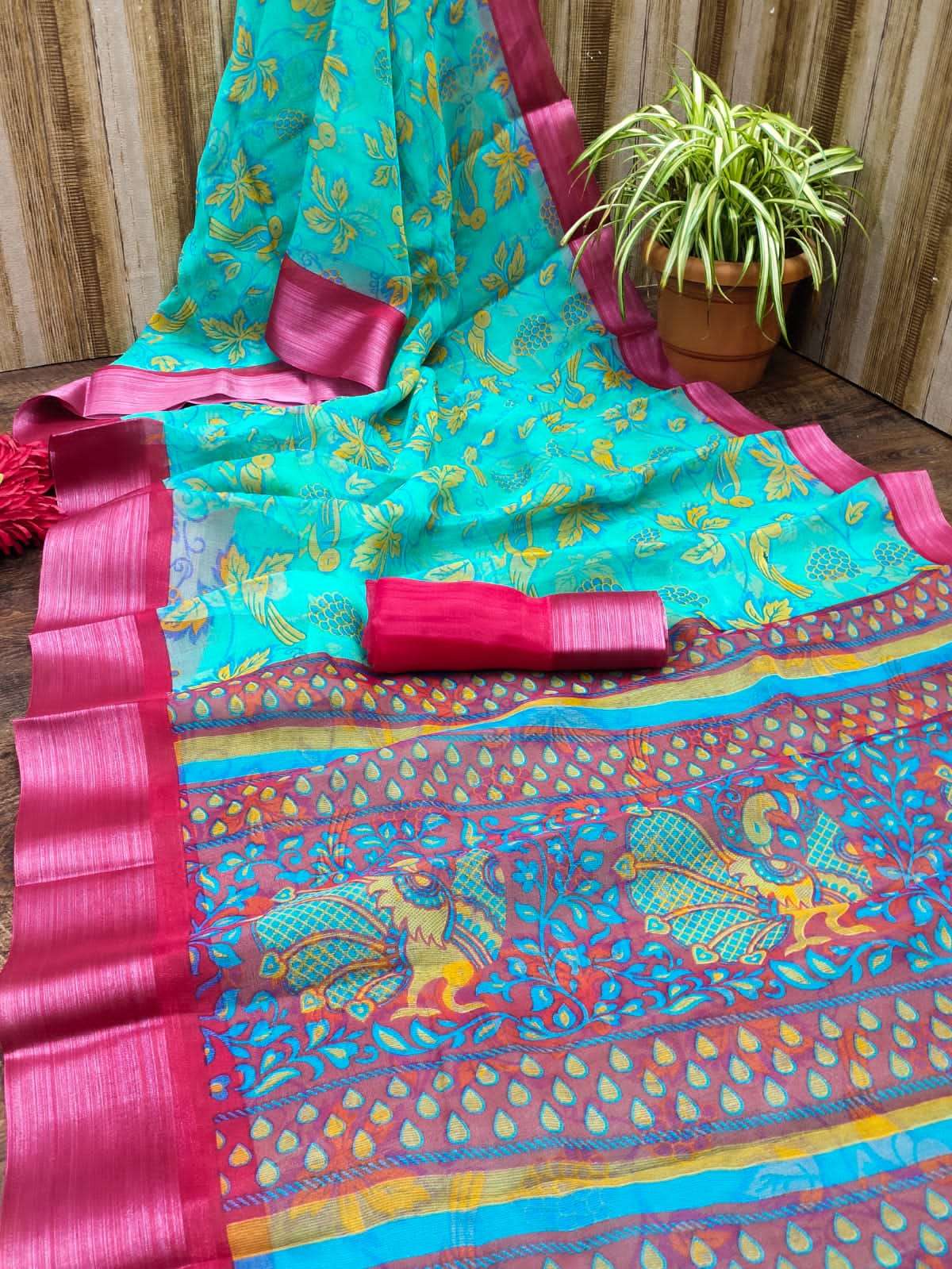 MYRA VOL-8 BY MYRA 801 TO 812 SERIES INDIAN TRADITIONAL WEAR COLLECTION BEAUTIFUL STYLISH FANCY COLORFUL PARTY WEAR & OCCASIONAL WEAR PREMIUM ORGANZA SAREES AT WHOLESALE PRICE