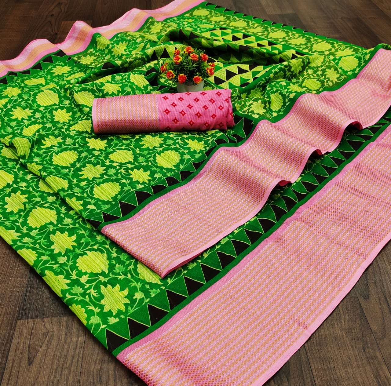 PREMIUM QUALITY VOL-2 BY MYRA 201 TO 207 SERIES INDIAN TRADITIONAL WEAR COLLECTION BEAUTIFUL STYLISH FANCY COLORFUL PARTY WEAR & OCCASIONAL WEAR COTTON SAREES AT WHOLESALE PRICE