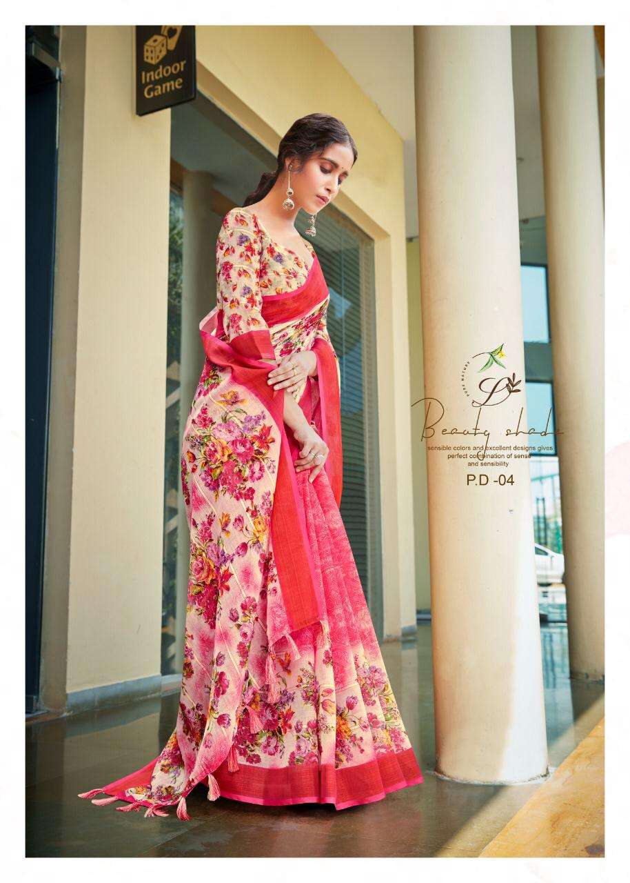 PATTEN DELICIOUS BY SHVETAMBAR CREATION 01 TO 09 SERIES INDIAN TRADITIONAL WEAR COLLECTION BEAUTIFUL STYLISH FANCY COLORFUL PARTY WEAR & OCCASIONAL WEAR PURE LINEN SILK SAREES AT WHOLESALE PRICE