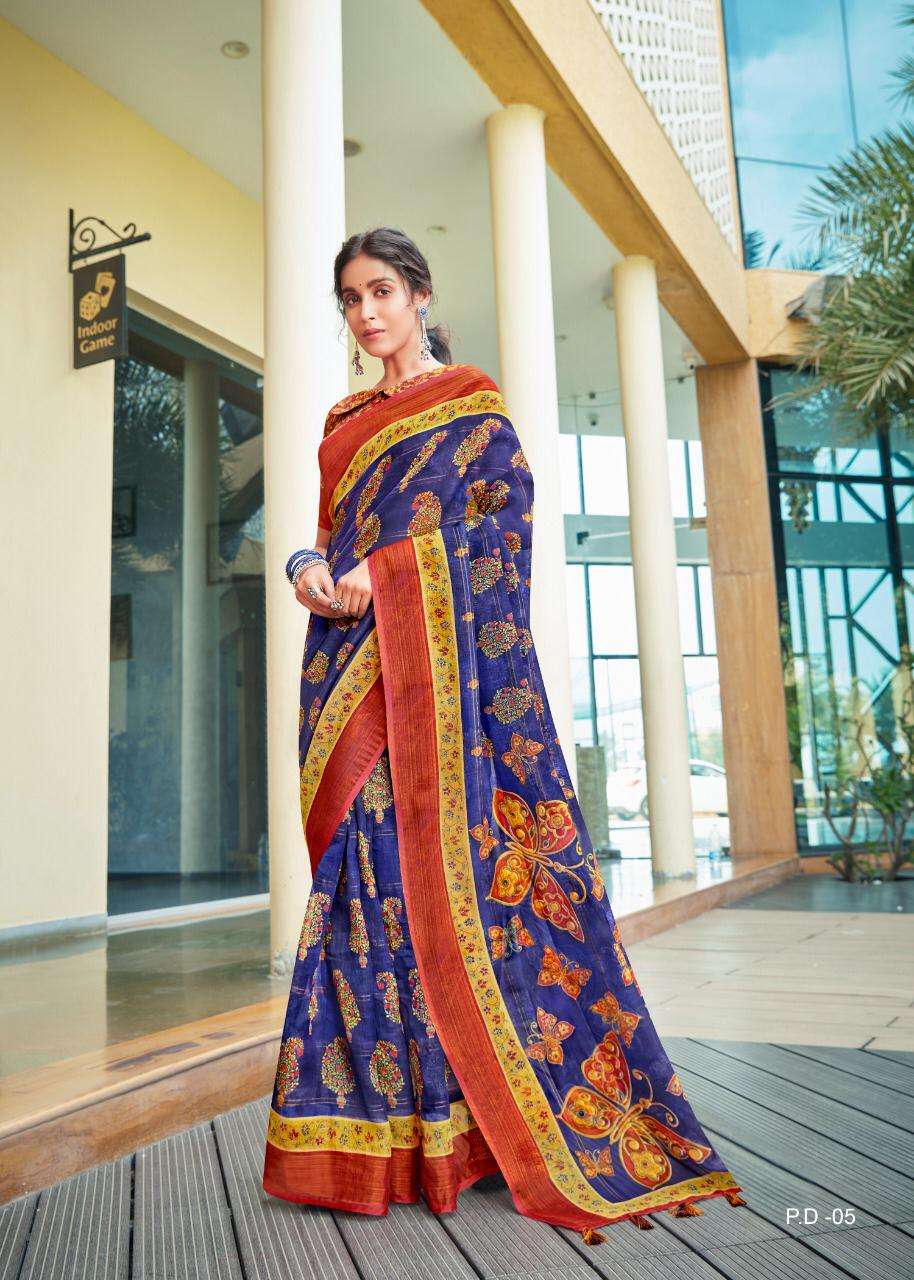 PATTEN DELICIOUS BY SHVETAMBAR CREATION 01 TO 09 SERIES INDIAN TRADITIONAL WEAR COLLECTION BEAUTIFUL STYLISH FANCY COLORFUL PARTY WEAR & OCCASIONAL WEAR PURE LINEN SILK SAREES AT WHOLESALE PRICE