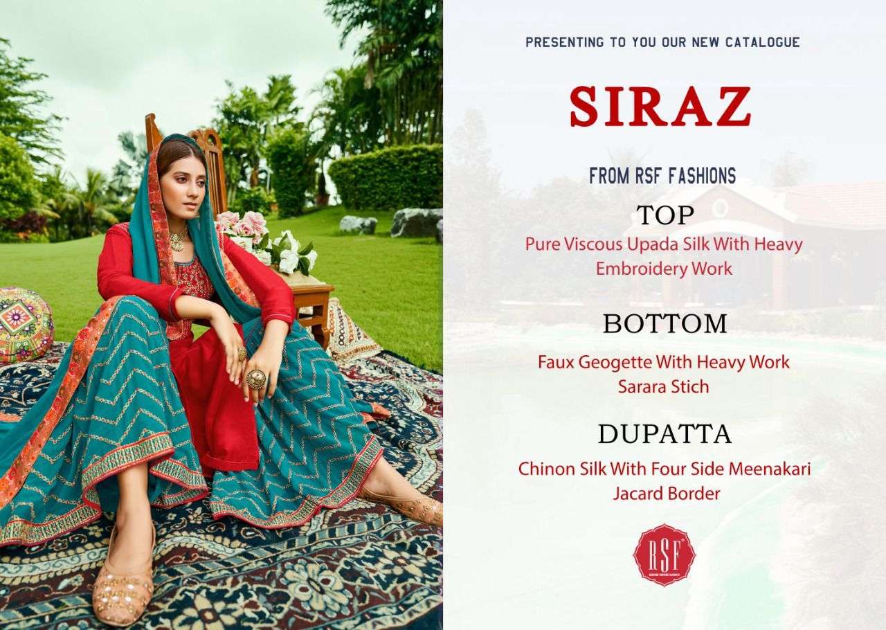 SIRAZ BY RIDDHI SIDDHI FASHION 19701 TO 19706 SERIES BEAUTIFUL SHARARA SUITS COLORFUL STYLISH FANCY CASUAL WEAR & ETHNIC WEAR VISCOSE UPADA SILK DRESSES AT WHOLESALE PRICE