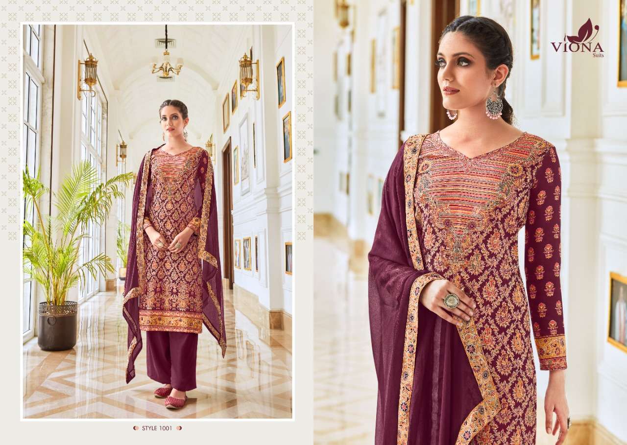 ANAYA BY VIONA SUITS 1001 TO 1008 SERIES BEAUTIFUL SUITS COLORFUL STYLISH FANCY CASUAL WEAR & ETHNIC WEAR PURE PASHMINA DIGITAL PRINT DRESSES AT WHOLESALE PRICE