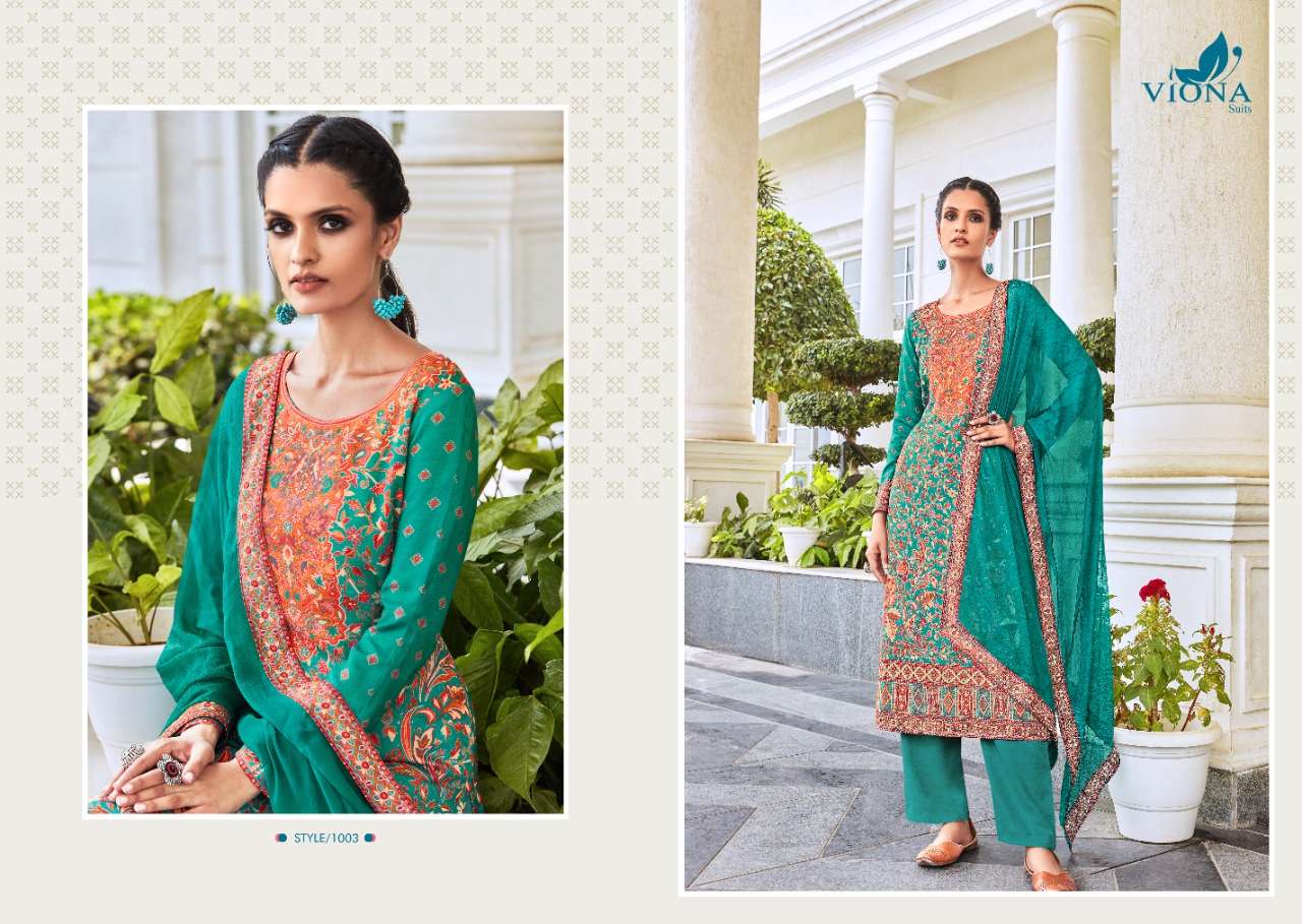 ANAYA BY VIONA SUITS 1001 TO 1008 SERIES BEAUTIFUL SUITS COLORFUL STYLISH FANCY CASUAL WEAR & ETHNIC WEAR PURE PASHMINA DIGITAL PRINT DRESSES AT WHOLESALE PRICE