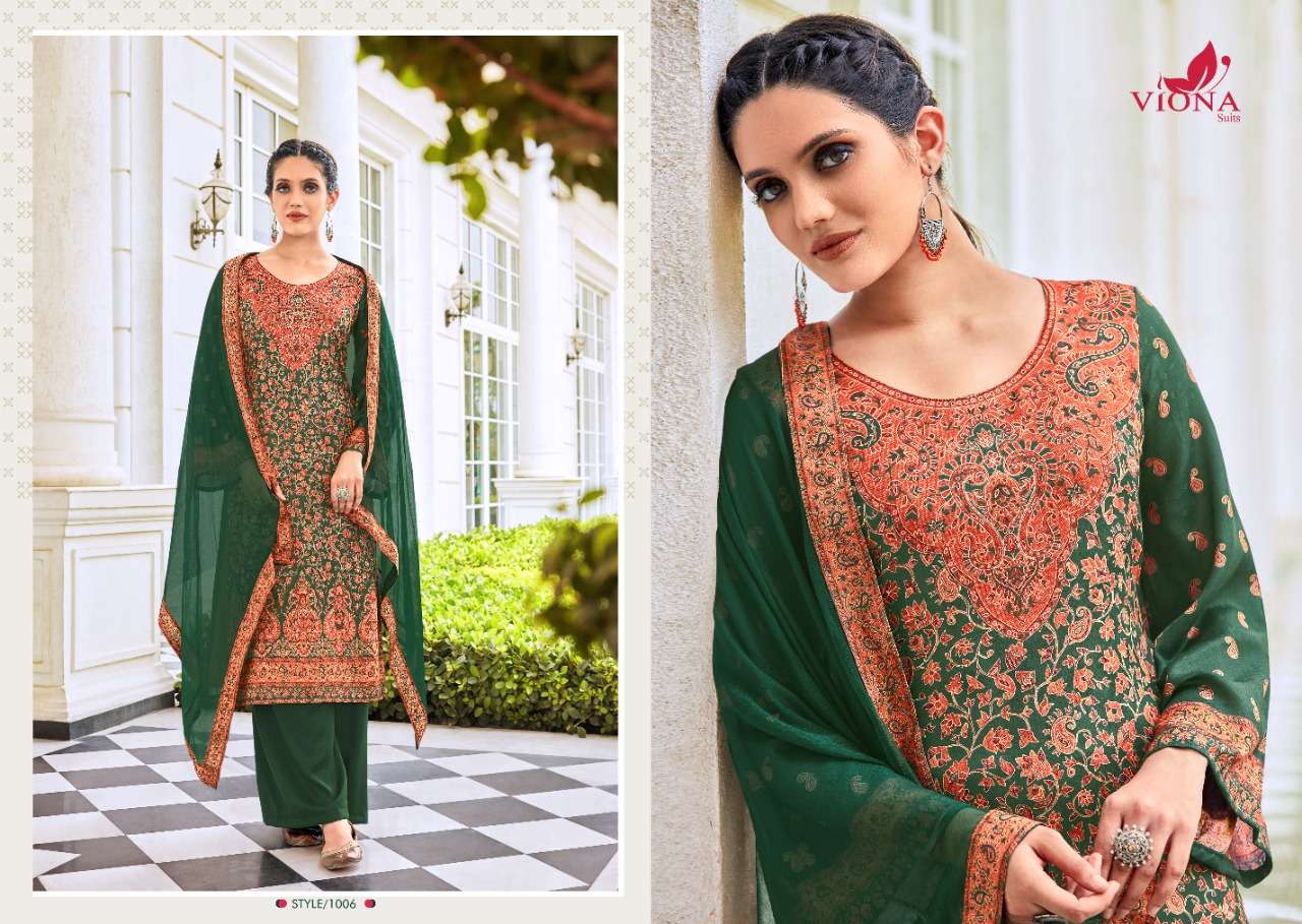 ANAYA BY VIONA SUITS 1001 TO 1008 SERIES BEAUTIFUL SUITS COLORFUL STYLISH FANCY CASUAL WEAR & ETHNIC WEAR PURE PASHMINA DIGITAL PRINT DRESSES AT WHOLESALE PRICE