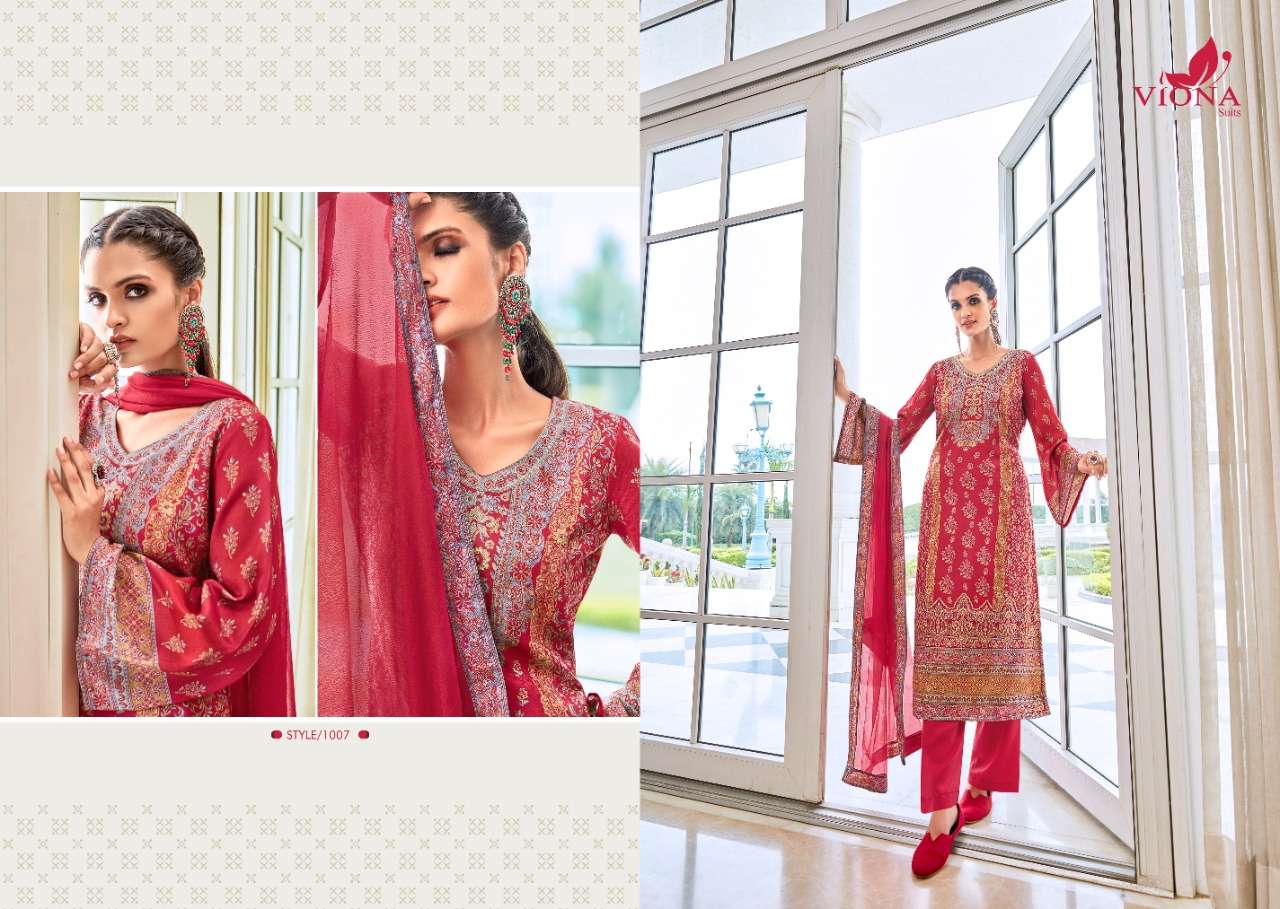ANAYA BY VIONA SUITS 1001 TO 1008 SERIES BEAUTIFUL SUITS COLORFUL STYLISH FANCY CASUAL WEAR & ETHNIC WEAR PURE PASHMINA DIGITAL PRINT DRESSES AT WHOLESALE PRICE