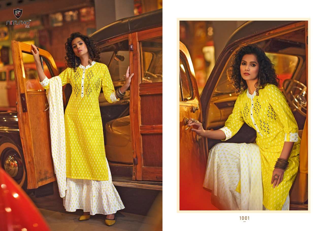CHIRMI BY NITISHA NX 1001 TO 1006 SERIES BEAUTIFUL SUITS COLORFUL STYLISH FANCY CASUAL WEAR & ETHNIC WEAR PURE CAMBRIC COTTON PRINT DRESSES AT WHOLESALE PRICE
