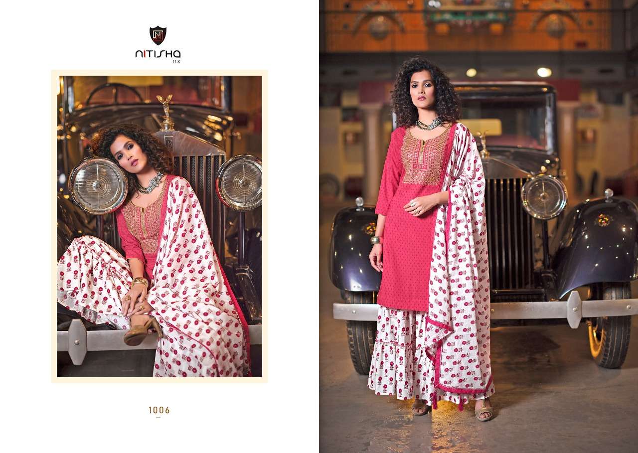 CHIRMI BY NITISHA NX 1001 TO 1006 SERIES BEAUTIFUL SUITS COLORFUL STYLISH FANCY CASUAL WEAR & ETHNIC WEAR PURE CAMBRIC COTTON PRINT DRESSES AT WHOLESALE PRICE
