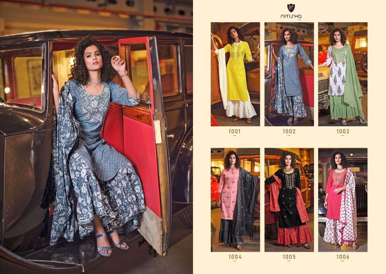 CHIRMI BY NITISHA NX 1001 TO 1006 SERIES BEAUTIFUL SUITS COLORFUL STYLISH FANCY CASUAL WEAR & ETHNIC WEAR PURE CAMBRIC COTTON PRINT DRESSES AT WHOLESALE PRICE