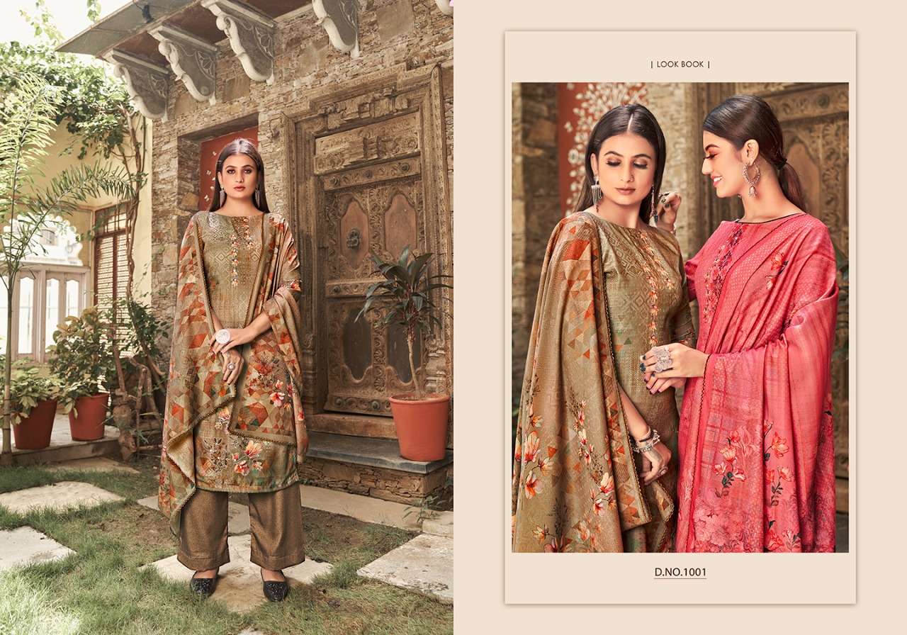 ELIZA BY VIJAYA FASHION 1001 TO 1010 SERIES BEAUTIFUL STYLISH SUITS FANCY COLORFUL CASUAL WEAR & ETHNIC WEAR & READY TO WEAR PASHMINA DIGITAL PRINT DRESSES AT WHOLESALE PRICE