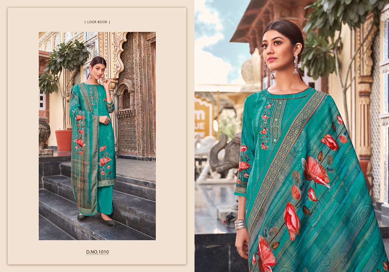 ELIZA BY VIJAYA FASHION 1001 TO 1010 SERIES BEAUTIFUL STYLISH SUITS FANCY COLORFUL CASUAL WEAR & ETHNIC WEAR & READY TO WEAR PASHMINA DIGITAL PRINT DRESSES AT WHOLESALE PRICE