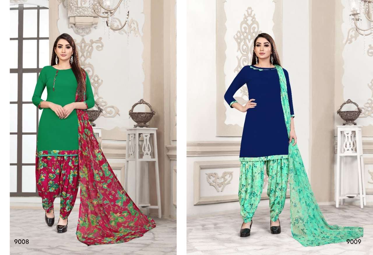MILLY VOL-39 BY SWEETY FASHION 9001 TO 9012 SERIES BEAUTIFUL STYLISH SUITS FANCY COLORFUL CASUAL WEAR & ETHNIC WEAR & READY TO WEAR LEON CREPE DRESSES AT WHOLESALE PRICE