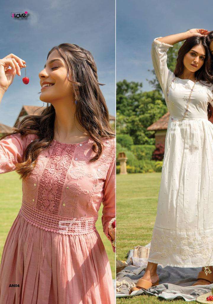 ANOKHI VOL-2 BY 1 LOVE 01 TO 06 SERIES DESIGNER STYLISH FANCY COLORFUL BEAUTIFUL PARTY WEAR & ETHNIC WEAR COLLECTION COTTON GOWNS AT WHOLESALE PRICE