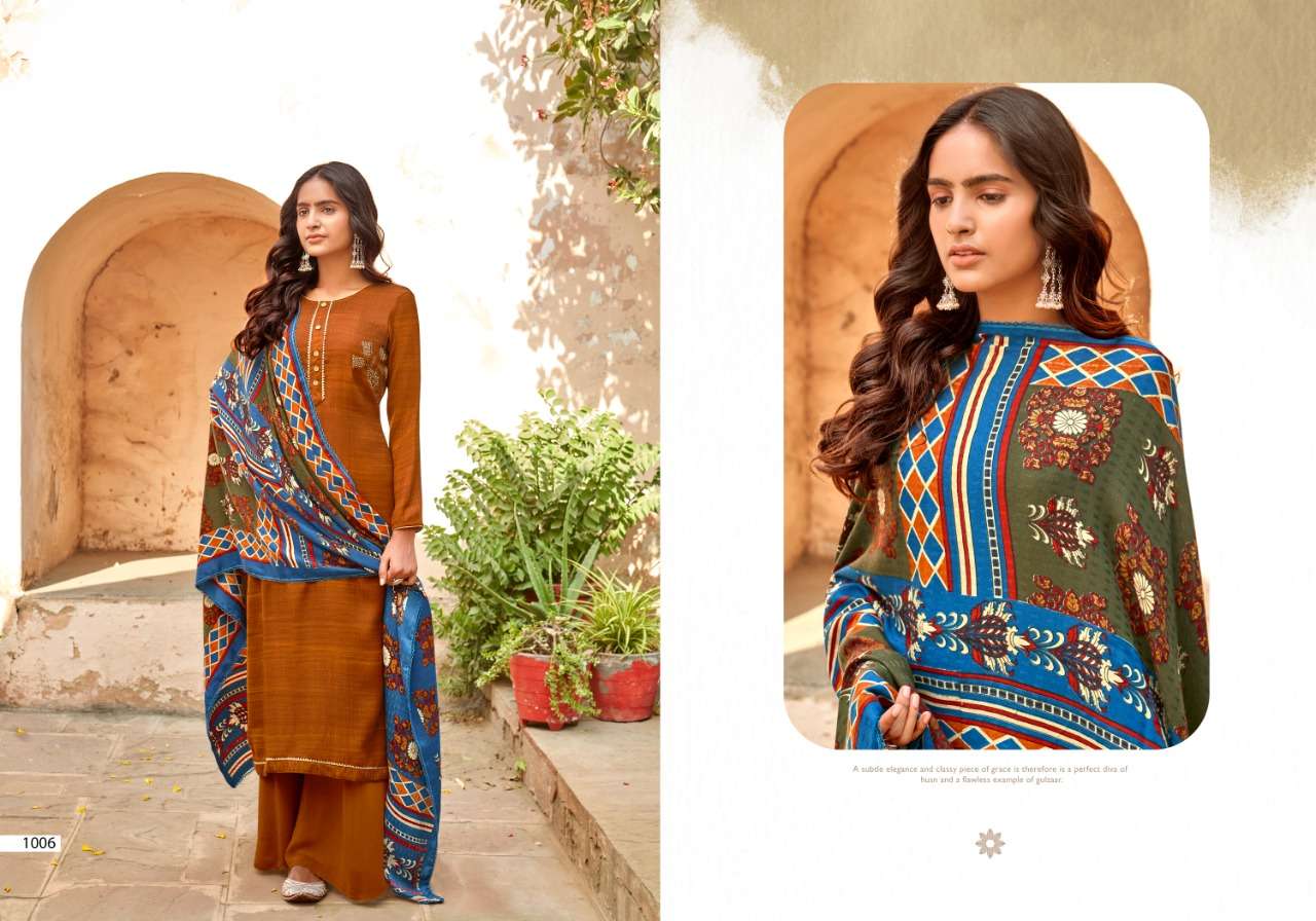 FROST BY SWEETY FASHION 1001 TO 1008 SERIES BEAUTIFUL STYLISH SUITS FANCY COLORFUL CASUAL WEAR & ETHNIC WEAR & READY TO WEAR PASHMINA PRINTED DRESSES AT WHOLESALE PRICE