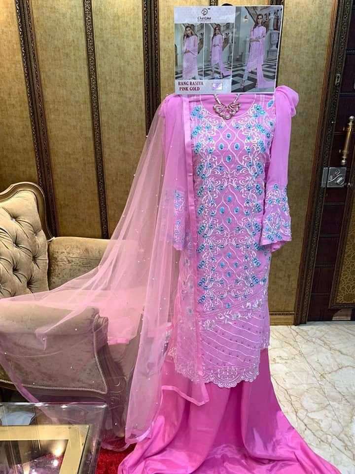 CHARIZMA SALE COLLECTION BY CHARIZMA DESIGNER FESTIVE PAKISTANI SUITS COLLECTION BEAUTIFUL STYLISH FANCY COLORFUL PARTY WEAR & OCCASIONAL WEAR GEORGETTE EMBROIDERED DRESSES AT WHOLESALE PRICE