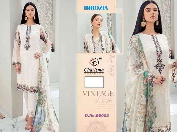 CHARIZMA SALE COLLECTION BY CHARIZMA DESIGNER FESTIVE PAKISTANI SUITS COLLECTION BEAUTIFUL STYLISH FANCY COLORFUL PARTY WEAR & OCCASIONAL WEAR GEORGETTE EMBROIDERED DRESSES AT WHOLESALE PRICE