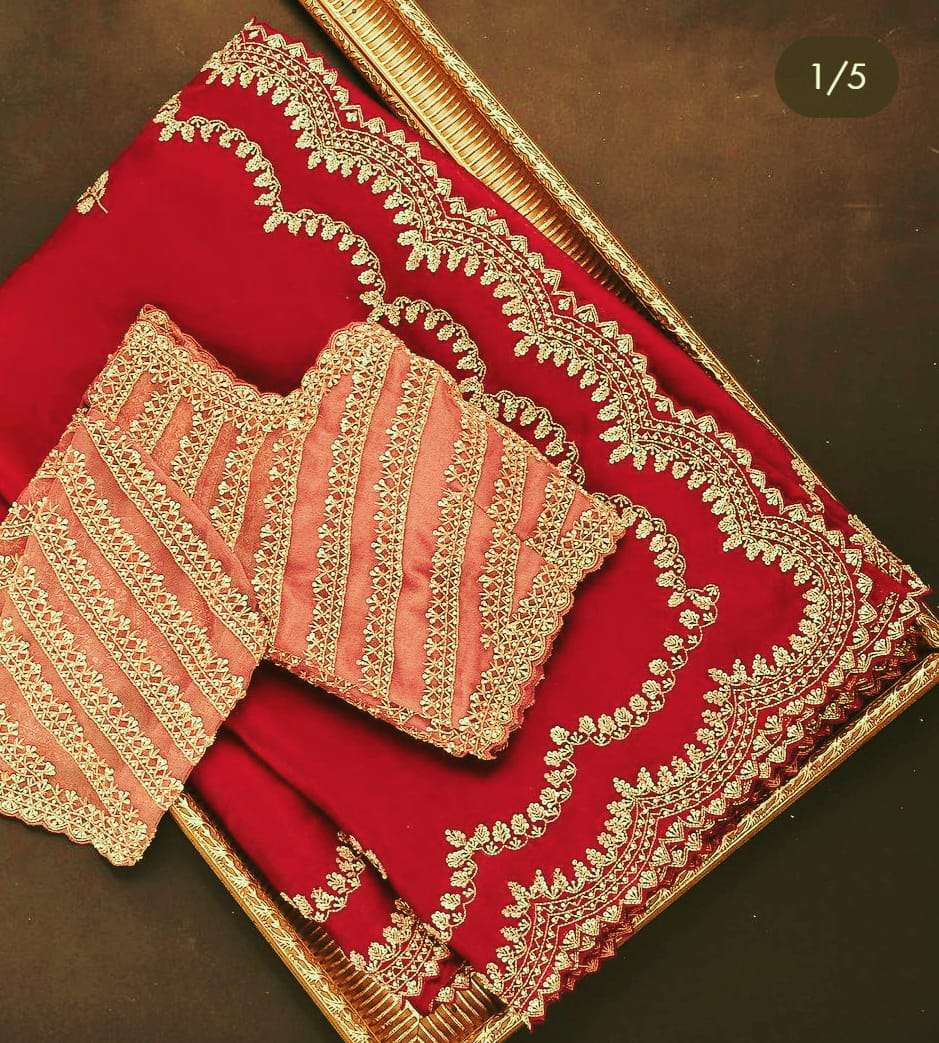 LASHKARA BY FASHID WHOLESALE MT INDIAN TRADITIONAL WEAR COLLECTION BEAUTIFUL STYLISH FANCY COLORFUL PARTY WEAR & OCCASIONAL WEAR PURE VICHITRA SILK SAREES AT WHOLESALE PRICE