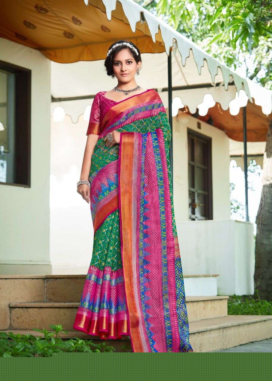 GOLDEN EYE BY MYRA 01 TO 09 SERIES INDIAN TRADITIONAL WEAR COLLECTION BEAUTIFUL STYLISH FANCY COLORFUL PARTY WEAR & OCCASIONAL WEAR ORGANZA BRASSO SILK SAREES AT WHOLESALE PRICE