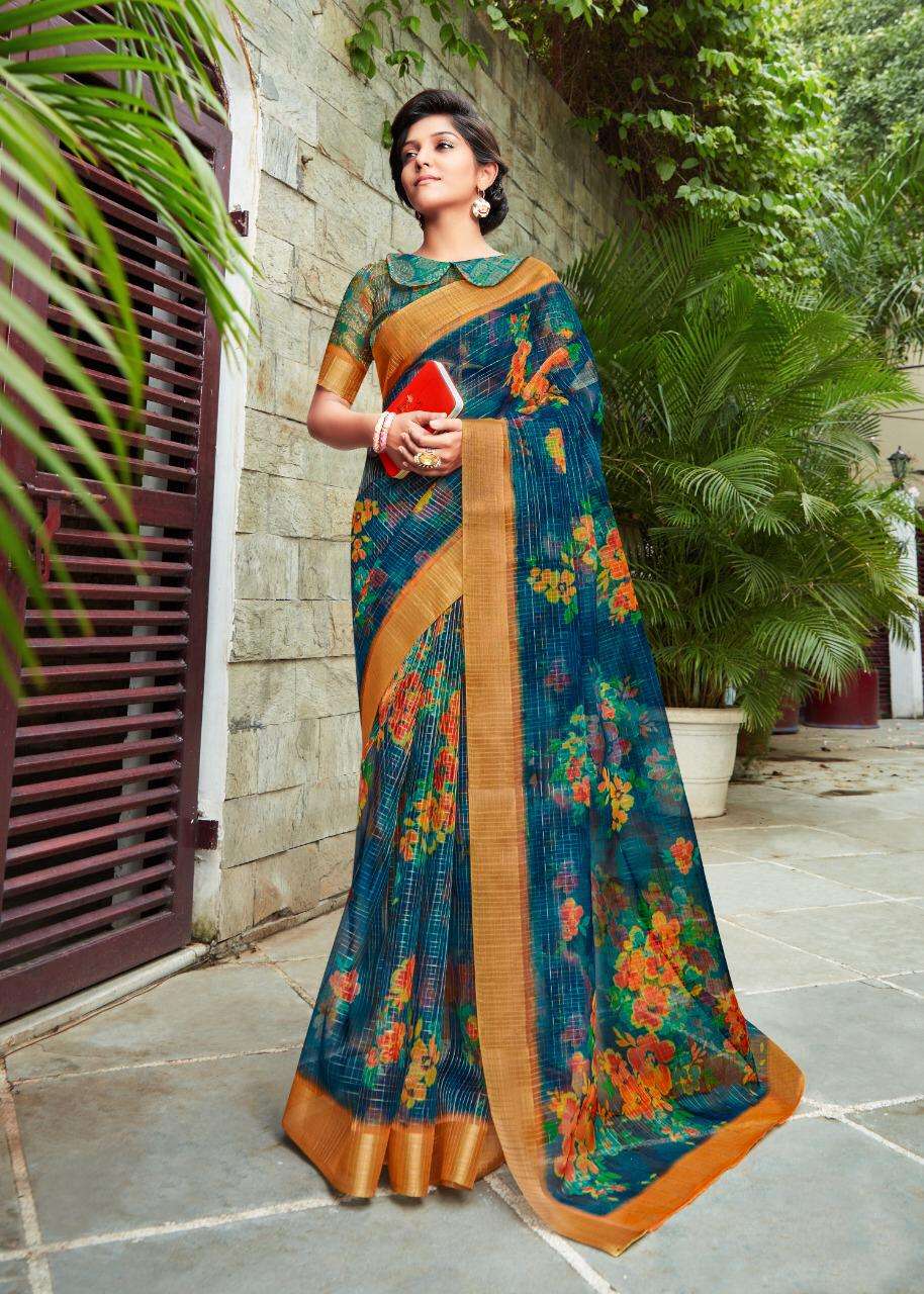 CARTELL SILK BY SHREYANS 01 TO 12 SERIES INDIAN TRADITIONAL WEAR COLLECTION BEAUTIFUL STYLISH FANCY COLORFUL PARTY WEAR & OCCASIONAL WEAR ORGANZA DIGITAL PRINT SAREES AT WHOLESALE PRICE