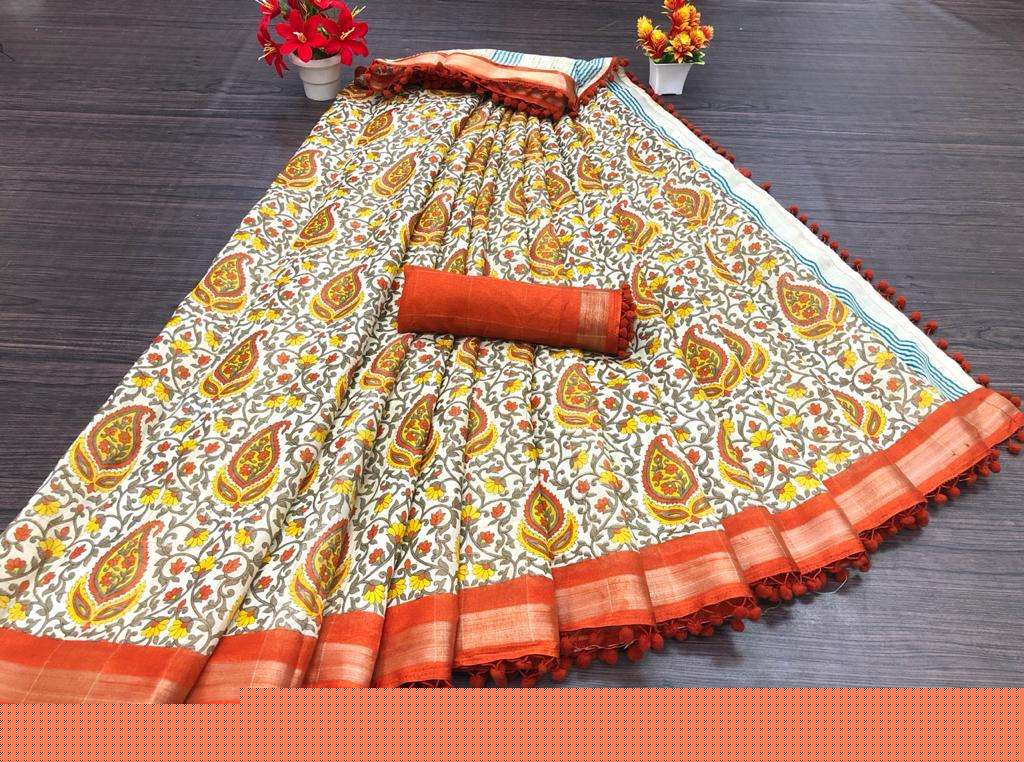 SOFT COTTON VOL-3 BY MYRA 301 TO 310 SERIES INDIAN TRADITIONAL WEAR COLLECTION BEAUTIFUL STYLISH FANCY COLORFUL PARTY WEAR & OCCASIONAL WEAR SOFT COTTON SAREES AT WHOLESALE PRICE