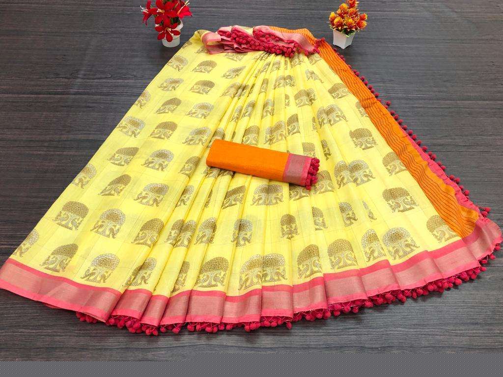 SOFT COTTON VOL-3 BY MYRA 301 TO 310 SERIES INDIAN TRADITIONAL WEAR COLLECTION BEAUTIFUL STYLISH FANCY COLORFUL PARTY WEAR & OCCASIONAL WEAR SOFT COTTON SAREES AT WHOLESALE PRICE