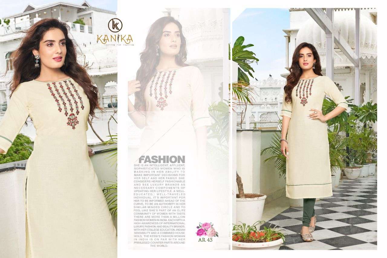ANUROOP VOL-5 BY KANIKA 39 TO 48 SERIES DESIGNER STYLISH FANCY COLORFUL BEAUTIFUL PARTY WEAR & ETHNIC WEAR COLLECTION RUBY SILK EMBROIDERY KURTIS AT WHOLESALE PRICE