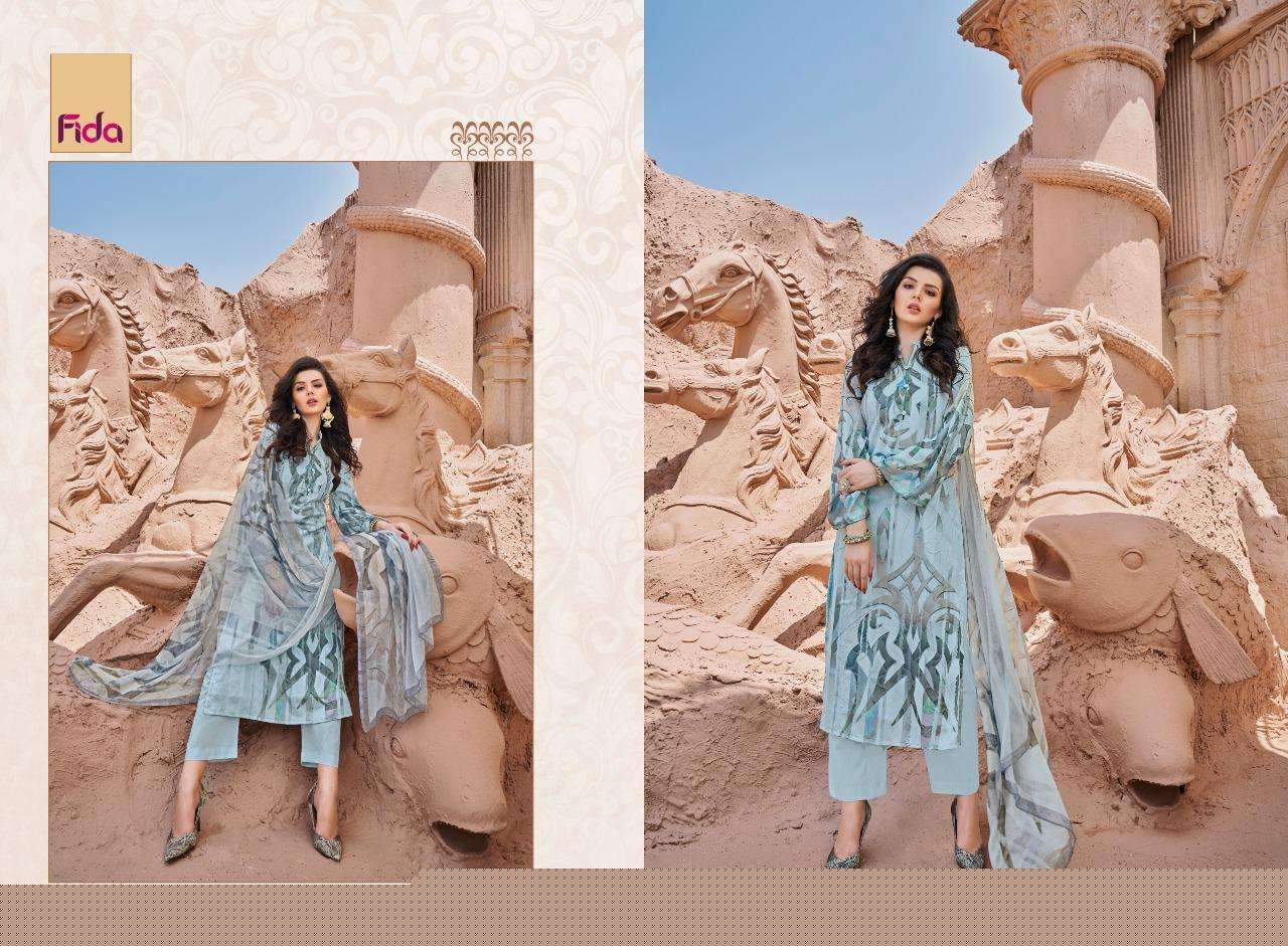 KIMAYA BY FIDA 1001 TO 1006 SERIES BEAUTIFUL SUITS COLORFUL STYLISH FANCY CASUAL WEAR & ETHNIC WEAR PASHMINA WOOL PRINT DRESSES AT WHOLESALE PRICE